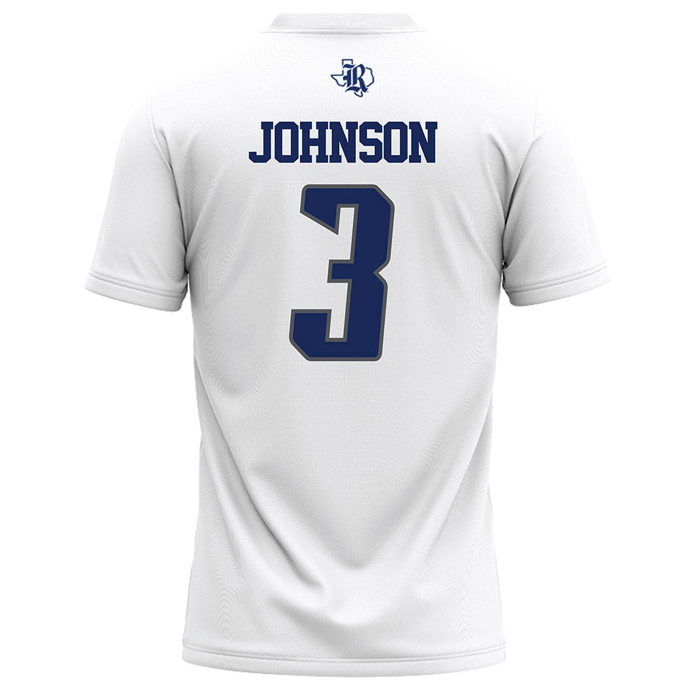 Rice - NCAA Football : JoVoni Johnson - White Jersey