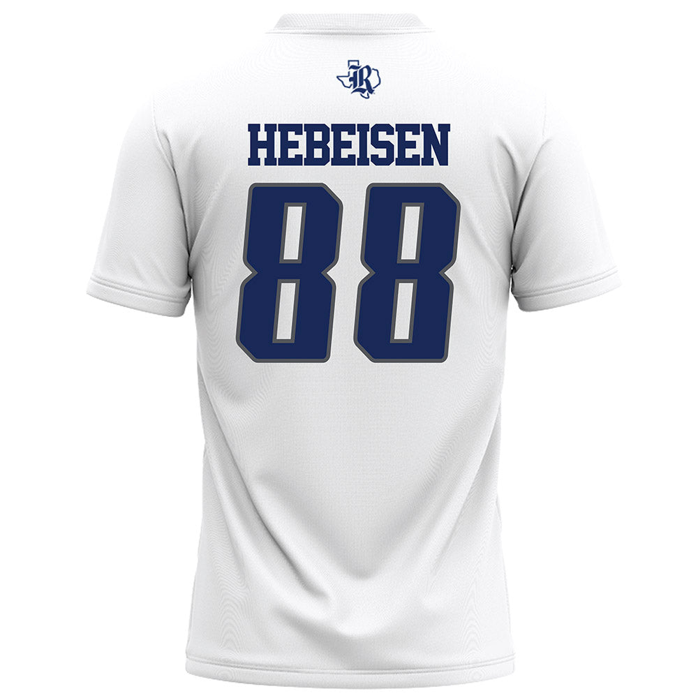 Rice - NCAA Football : Jaggar Hebeisen - White Jersey
