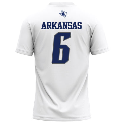 Rice - NCAA Football : DJ Arkansas - White Jersey