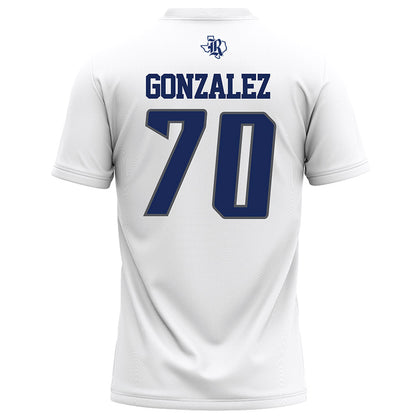 Rice - NCAA Football : Isaiah Gonzalez - White Jersey