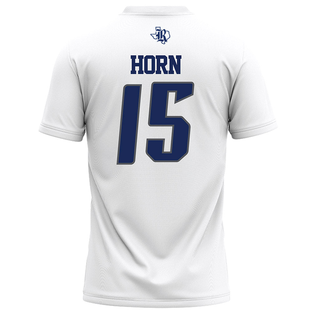 Rice - NCAA Football : Timothy Horn - White Jersey