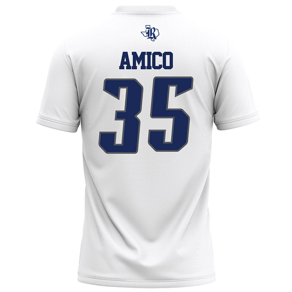 Rice - NCAA Football : Michael Amico - White Jersey