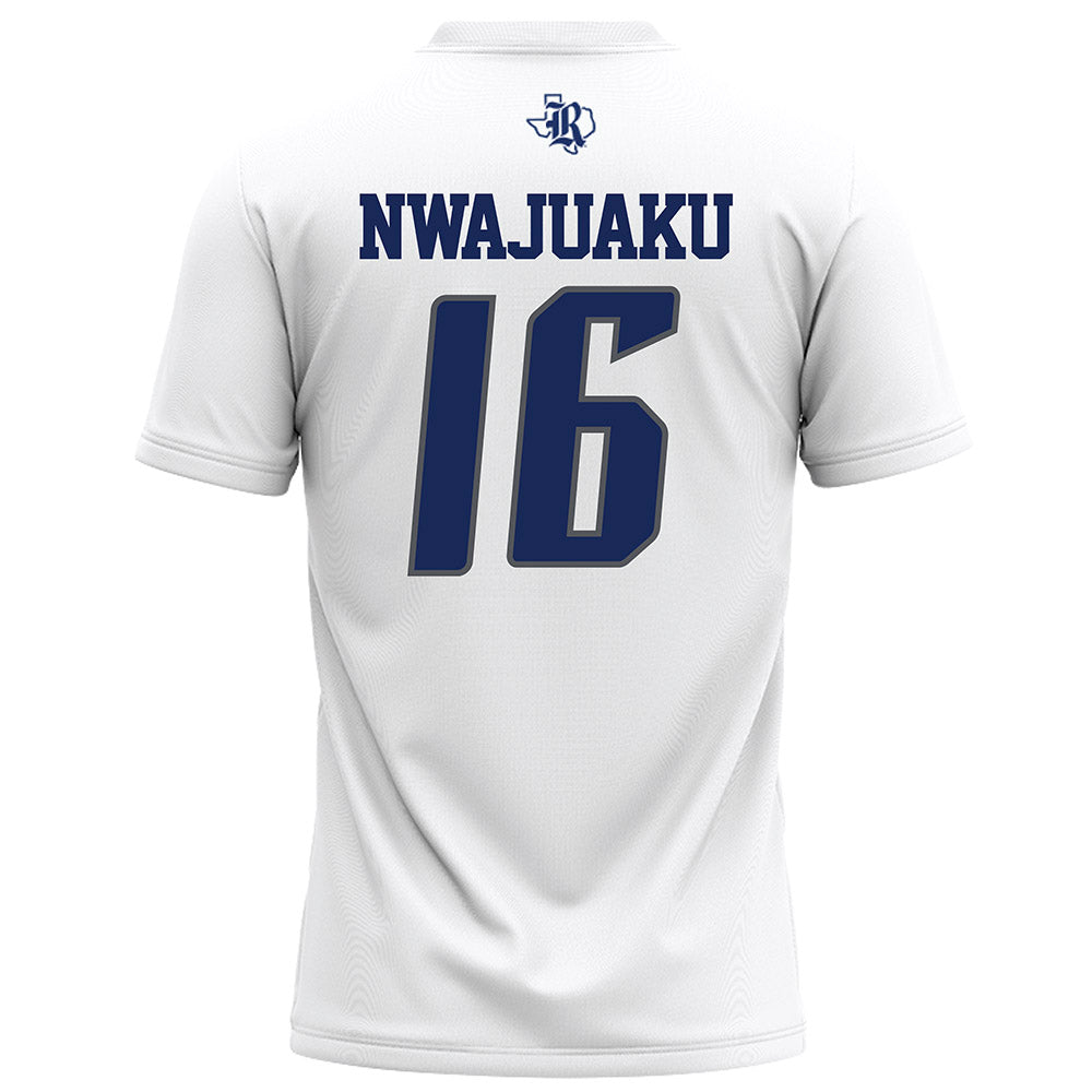 Rice - NCAA Football : Chibuikem Nwajuaku - White Jersey