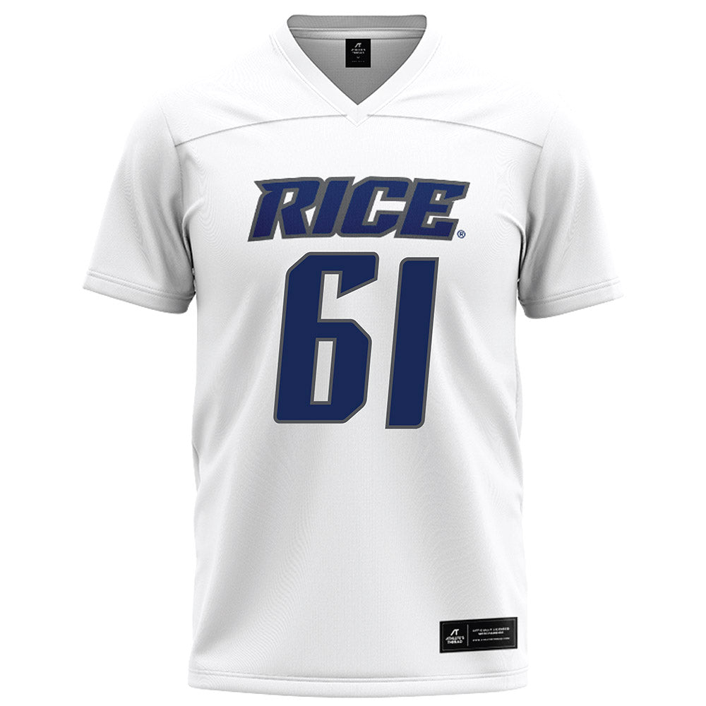Rice - NCAA Football : Trace Norfleet - White Jersey