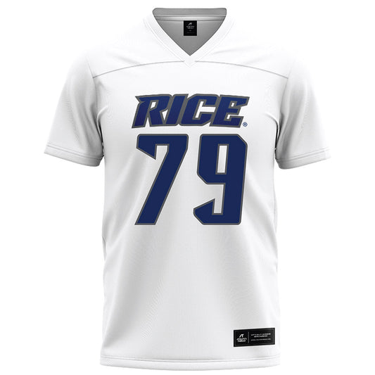 Rice - NCAA Football : Weston Kropp - White Jersey