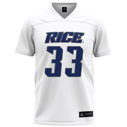 Rice - NCAA Football : Myron Morrison - White Jersey