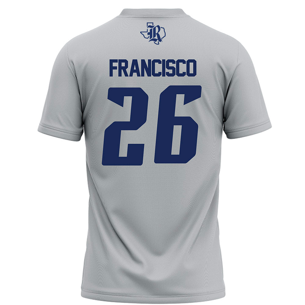 Rice - NCAA Football : Christian Francisco - Mid Grey AAC Jersey