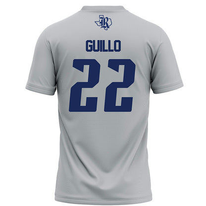 Rice - NCAA Football : Ryan Guillo - Mid Grey AAC Jersey