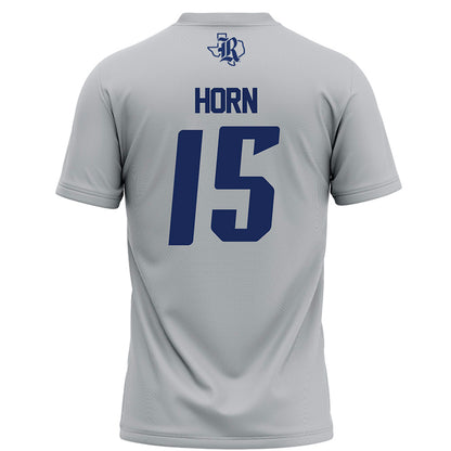 Rice - NCAA Football : Timothy Horn - Mid Grey AAC Jersey