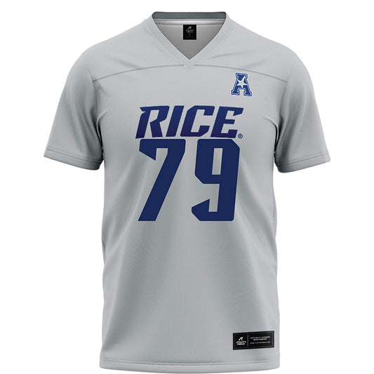 Rice - NCAA Football : Weston Kropp - Mid Grey AAC Jersey