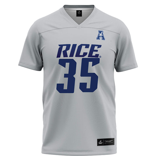 Rice - NCAA Football : Michael Amico - Mid Grey AAC Jersey