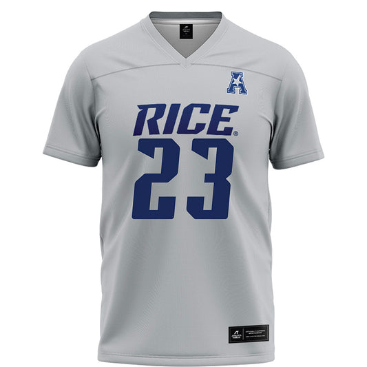 Rice - NCAA Football : Jeremiah Williams - Mid Grey AAC Jersey