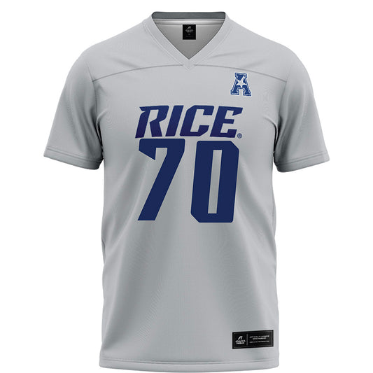 Rice - NCAA Football : Isaiah Gonzalez - Mid Grey AAC Jersey