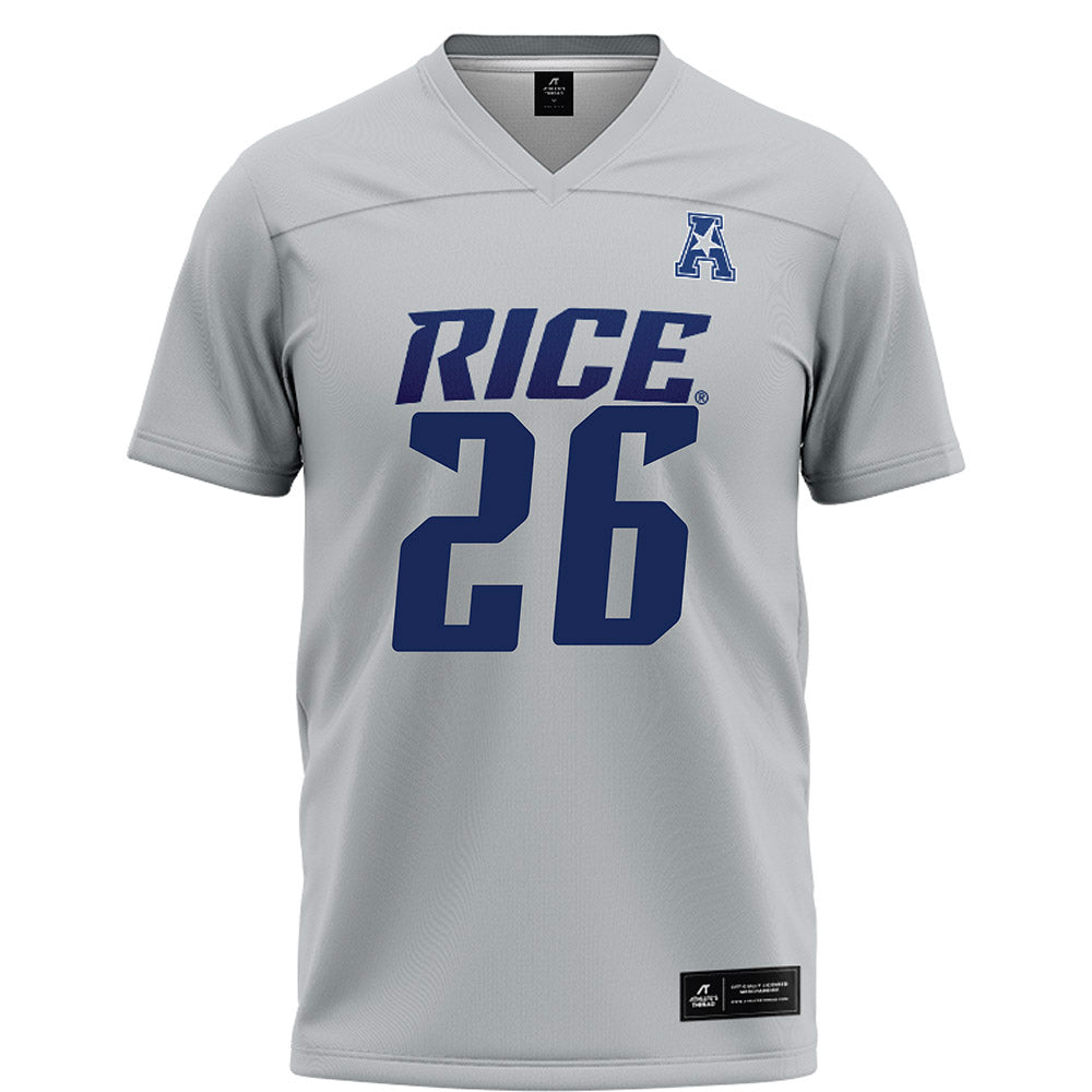 Rice - NCAA Football : Christian Francisco - Mid Grey AAC Jersey