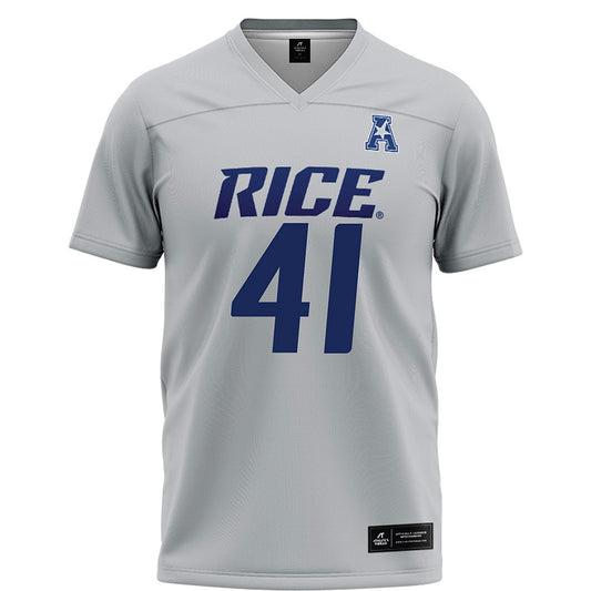 Rice - NCAA Football : Plae Wyatt - Mid Grey AAC Jersey