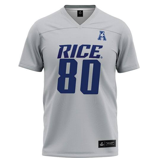 Rice - NCAA Football : Rawson MacNeill - Mid Grey AAC Jersey