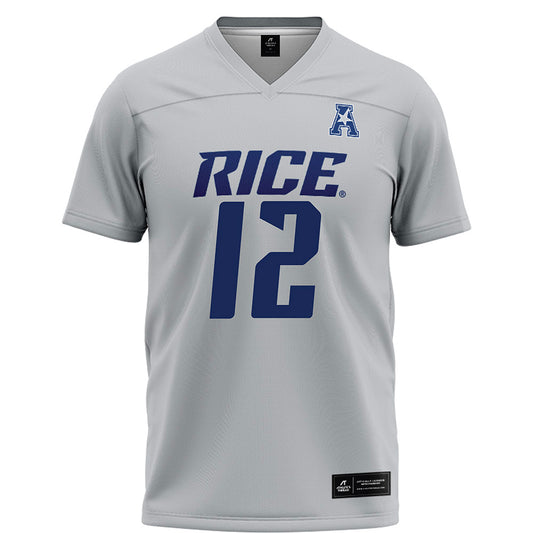 Rice - NCAA Football : AJ Padgett - Mid Grey AAC Jersey