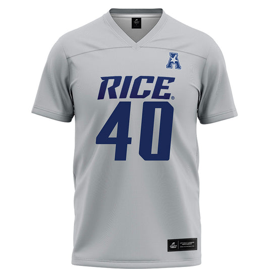 Rice - NCAA Football : Kenneth Seymour Jr - Mid Grey AAC Jersey