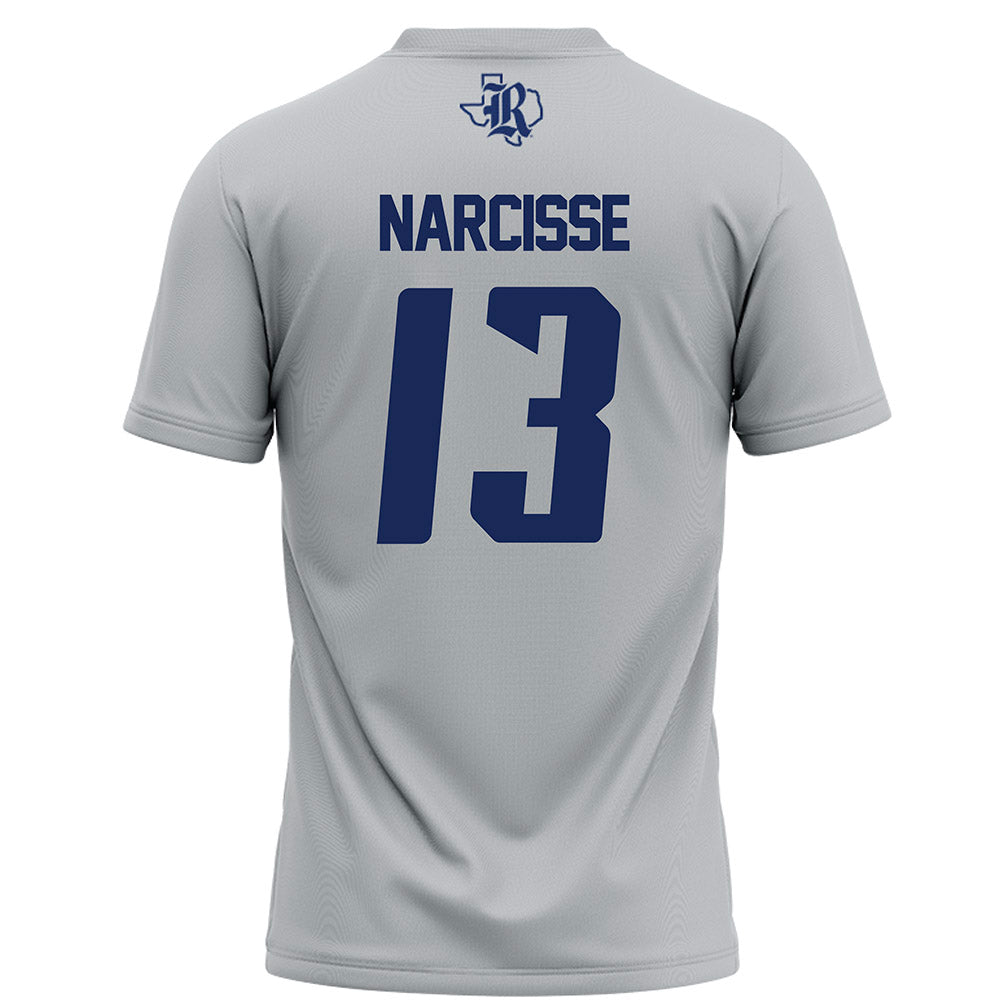 Rice - NCAA Football : Lamont Narcisse - Grey Jersey