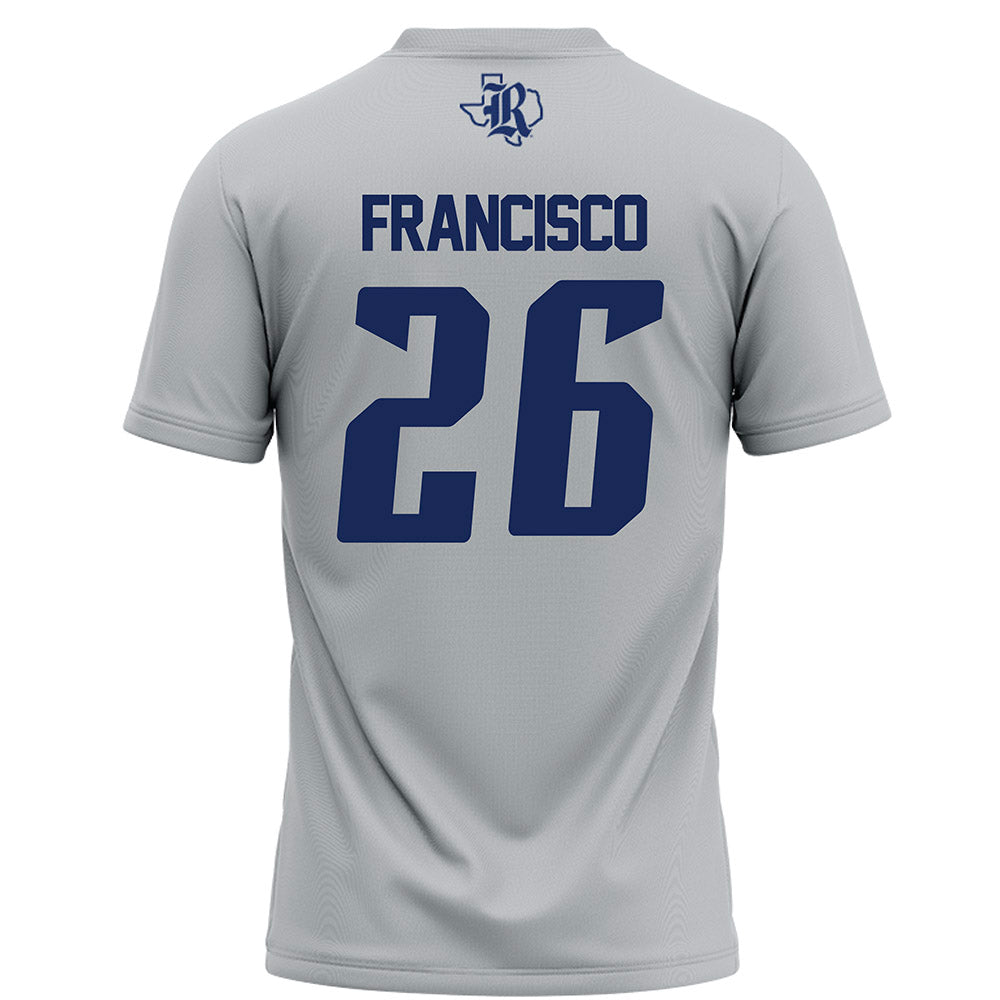 Rice - NCAA Football : Christian Francisco - Grey Jersey