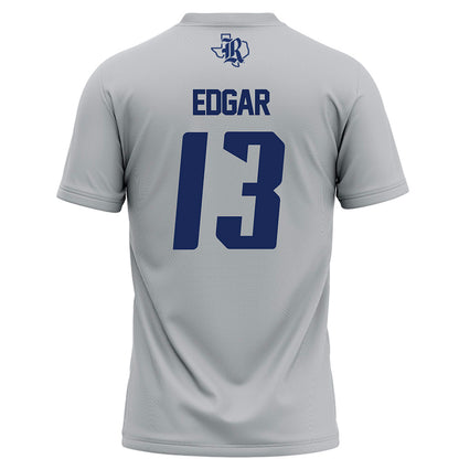 Rice - NCAA Football : Christian Edgar - Grey Jersey