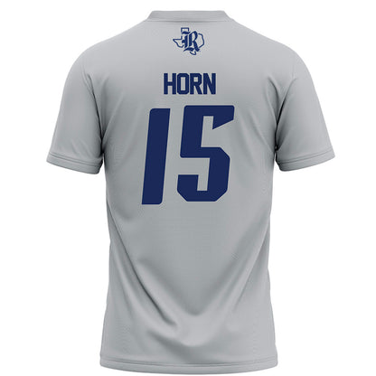 Rice - NCAA Football : Timothy Horn - Grey Jersey