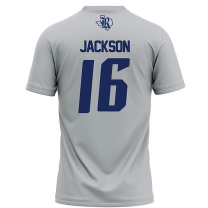 Rice - NCAA Football : Quinton Jackson - Grey Jersey