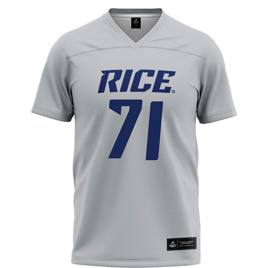Rice - NCAA Football : Clay Servin - Grey Jersey