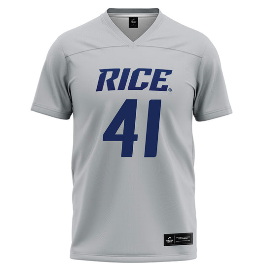 Rice - NCAA Football : Plae Wyatt - Grey Jersey