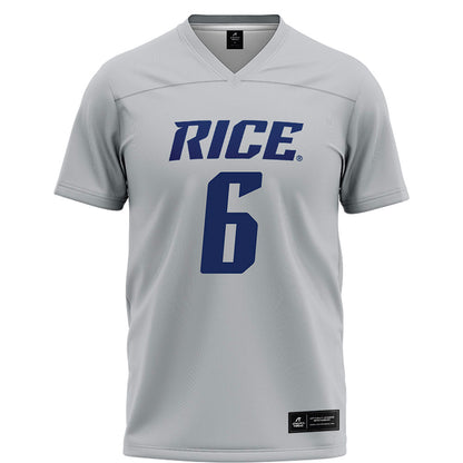 Rice - NCAA Football : DJ Arkansas - Grey Jersey