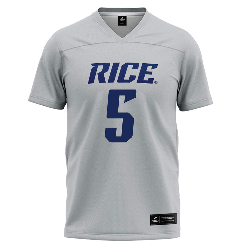 Rice - NCAA Football : Chike Anigbogu - Grey Jersey