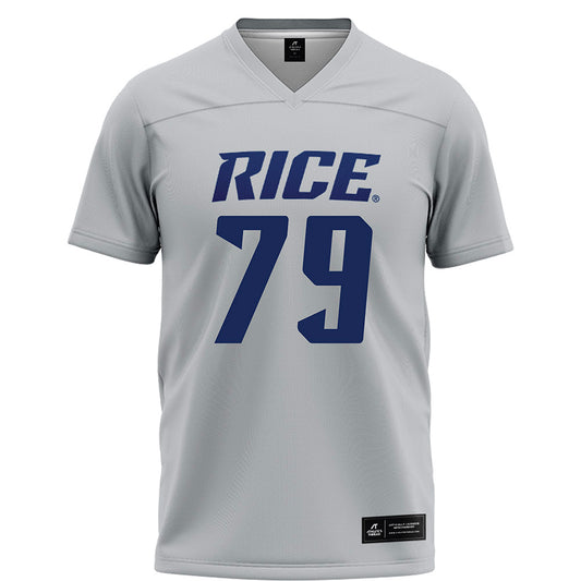 Rice - NCAA Football : Weston Kropp - Grey Jersey