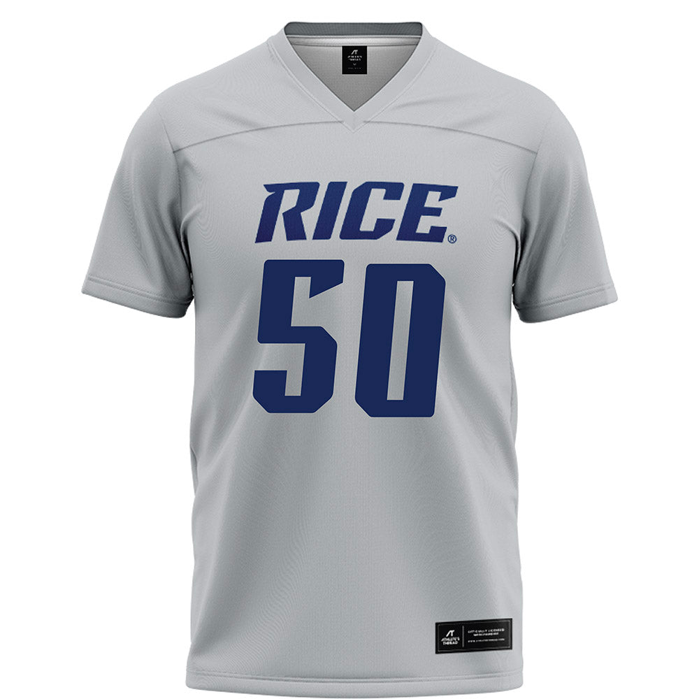 Rice - NCAA Football : Patrick Valent - Football Jersey