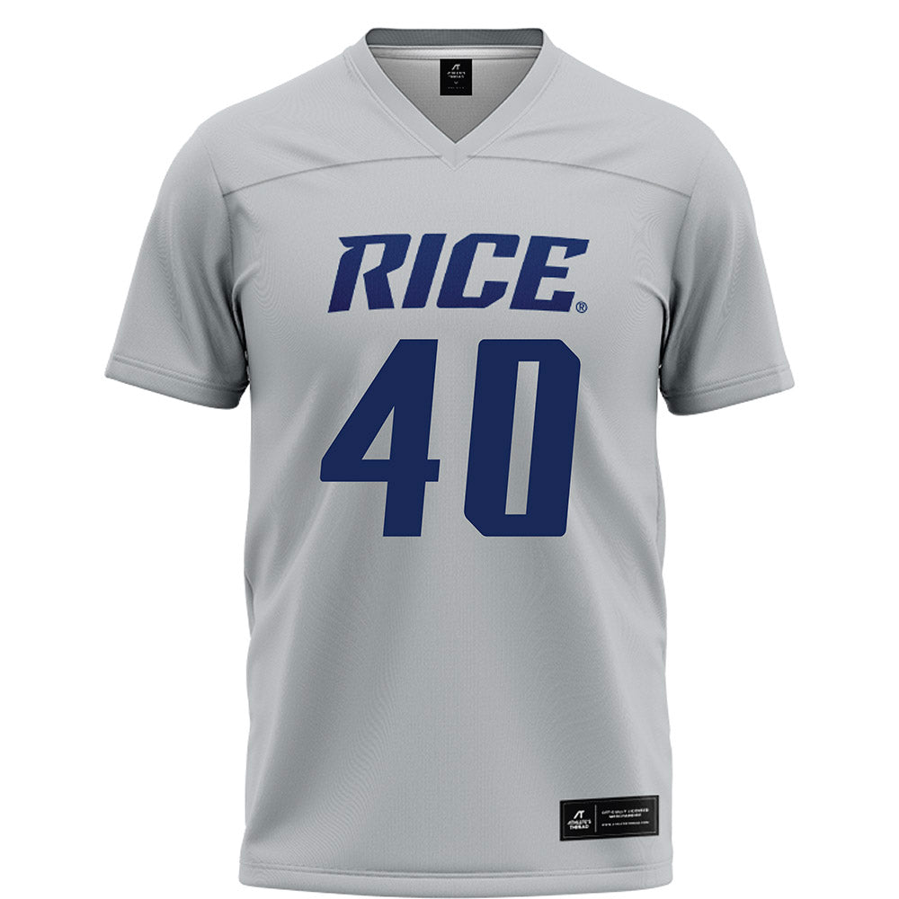Rice - NCAA Football : Kenneth Seymour Jr - Grey Jersey