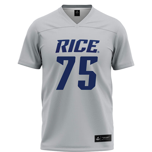 Rice - NCAA Football : Miguel Cedeno - Grey Jersey