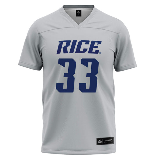 Rice - NCAA Football : Myron Morrison - Grey Jersey