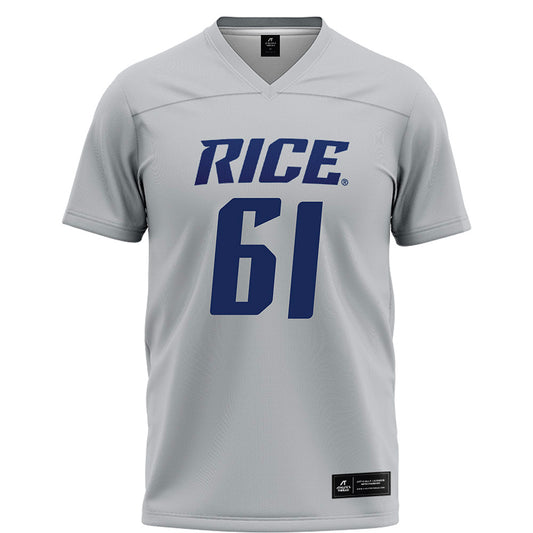 Rice - NCAA Football : Trace Norfleet - Grey Jersey