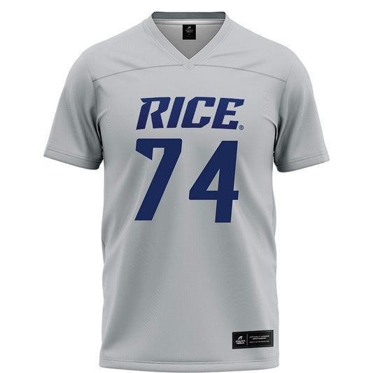Rice - NCAA Football : Brad Baur - Mid Grey Jersey