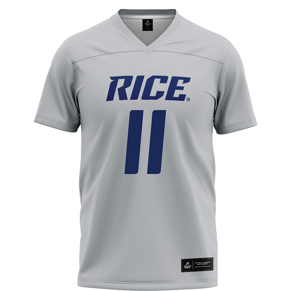 Rice - NCAA Football : Tyson Thompson - Grey Jersey