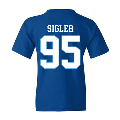 Drake - NCAA Football : Cole Sigler - Royal Classic Shersey Youth T-Shirt