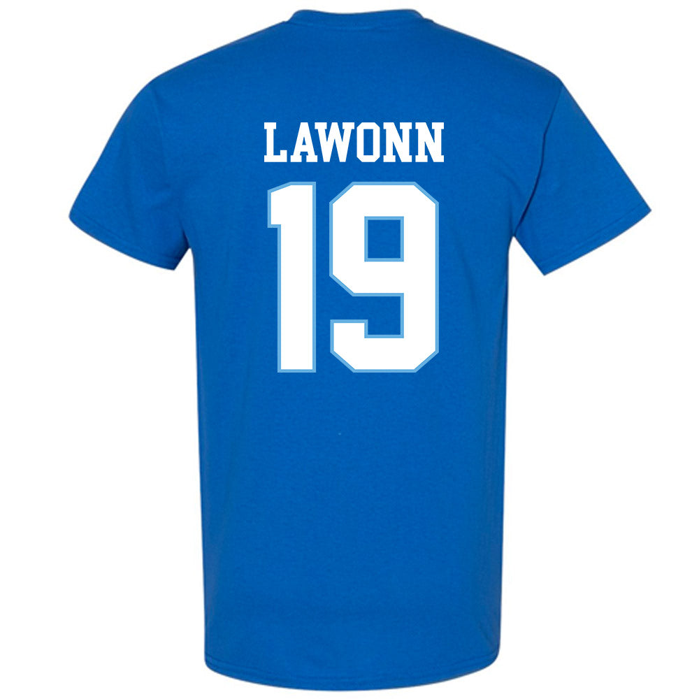 Drake - NCAA Football : Logan Lawonn - Royal Classic Shersey Short Sleeve T-Shirt