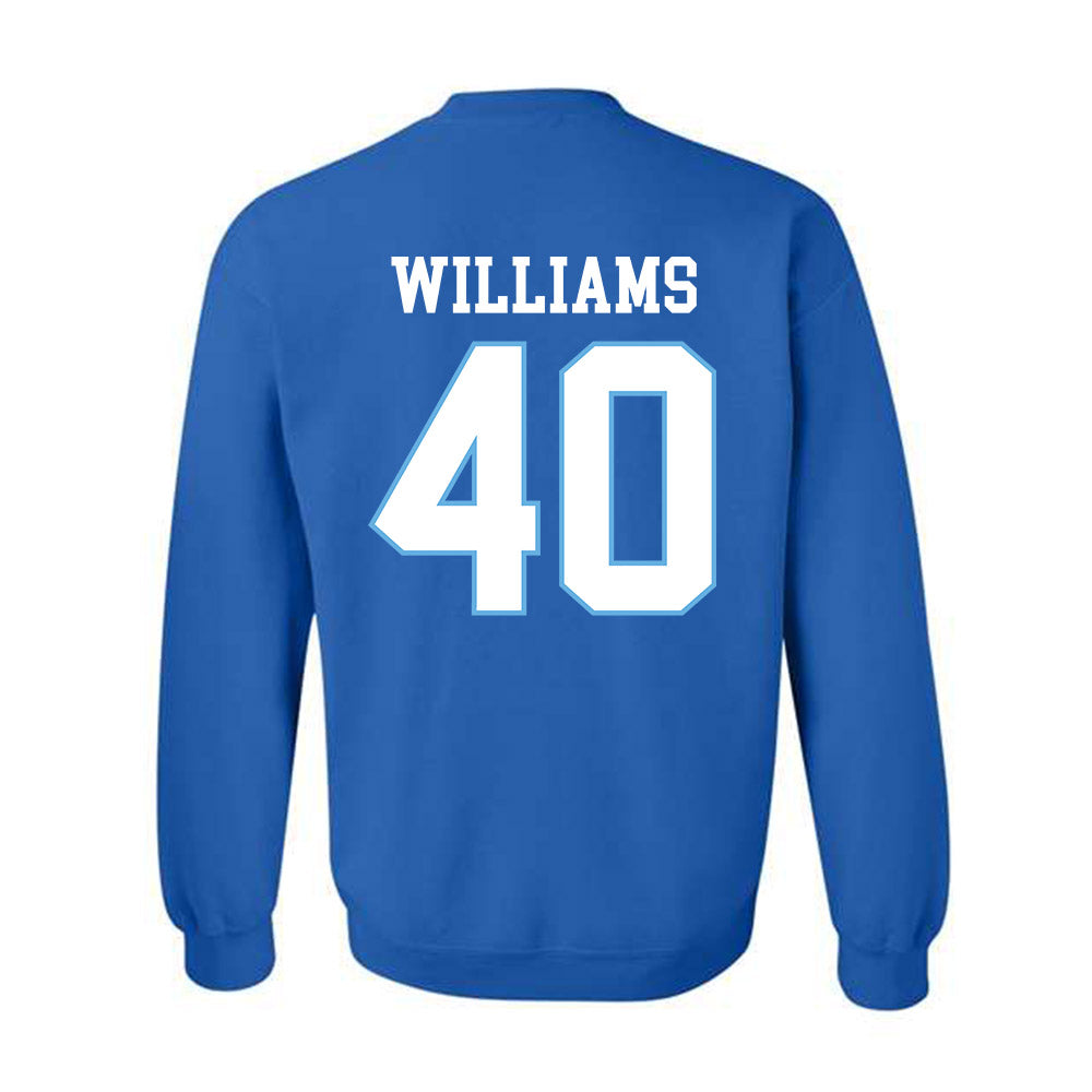 Drake - NCAA Football : Jadon Williams - Royal Classic Shersey Sweatshirt