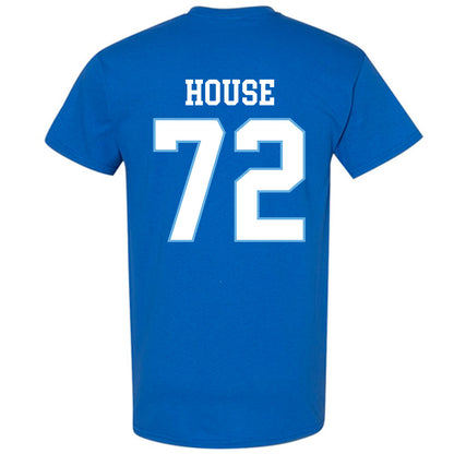 Drake - NCAA Football : Isaac House - Royal Classic Shersey Short Sleeve T-Shirt