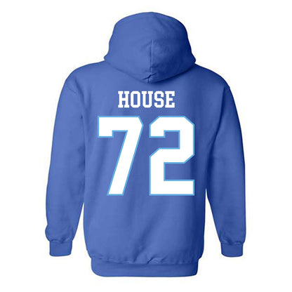Drake - NCAA Football : Isaac House - Royal Classic Shersey Hooded Sweatshirt