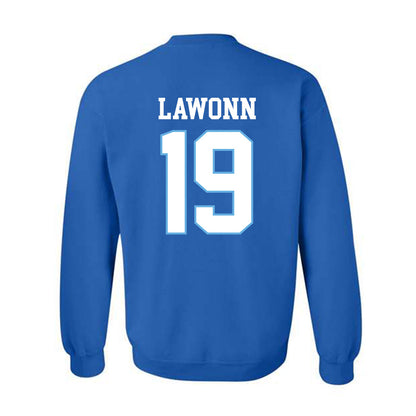 Drake - NCAA Football : Logan Lawonn - Royal Classic Shersey Sweatshirt