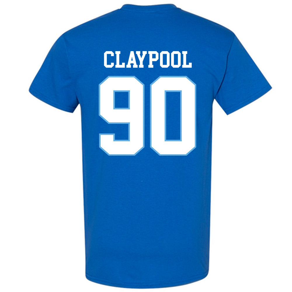 Drake - NCAA Football : Finn Claypool - Royal Classic Shersey Short Sleeve T-Shirt