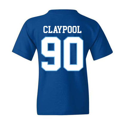 Drake - NCAA Football : Finn Claypool - Royal Classic Shersey Youth T-Shirt