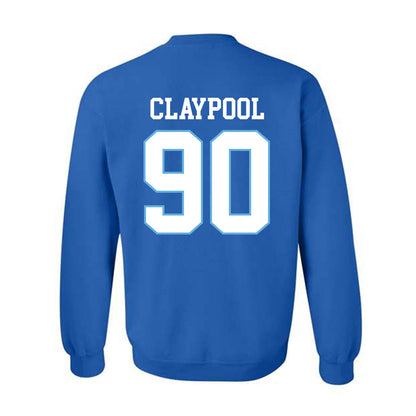 Drake - NCAA Football : Finn Claypool - Royal Classic Shersey Sweatshirt