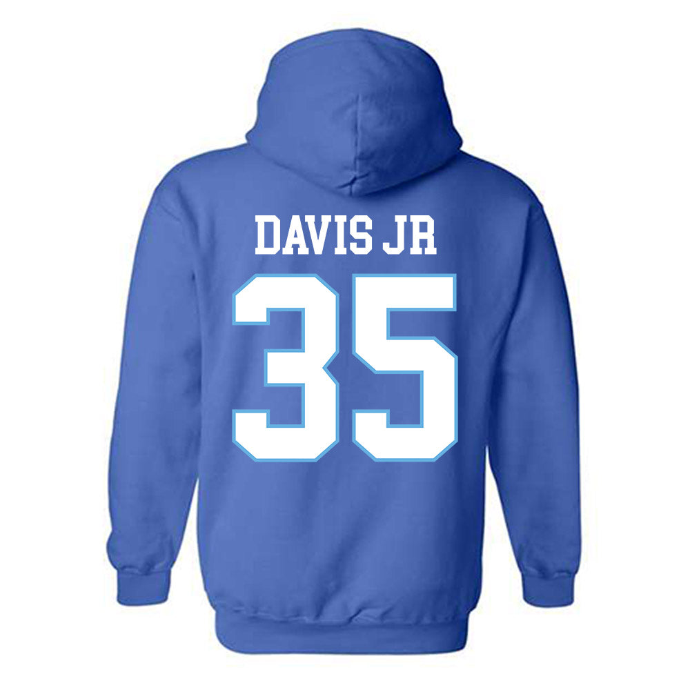 Drake - NCAA Football : Christopher Davis Jr - Royal Classic Shersey Hooded Sweatshirt