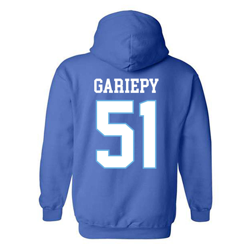 Drake - NCAA Football : Jacque Gariepy - Royal Classic Shersey Hooded Sweatshirt